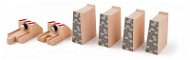 Woody Rozšířený set kolejí - zarážky s magnetem a bloky - Vasútmodell kiegészítő