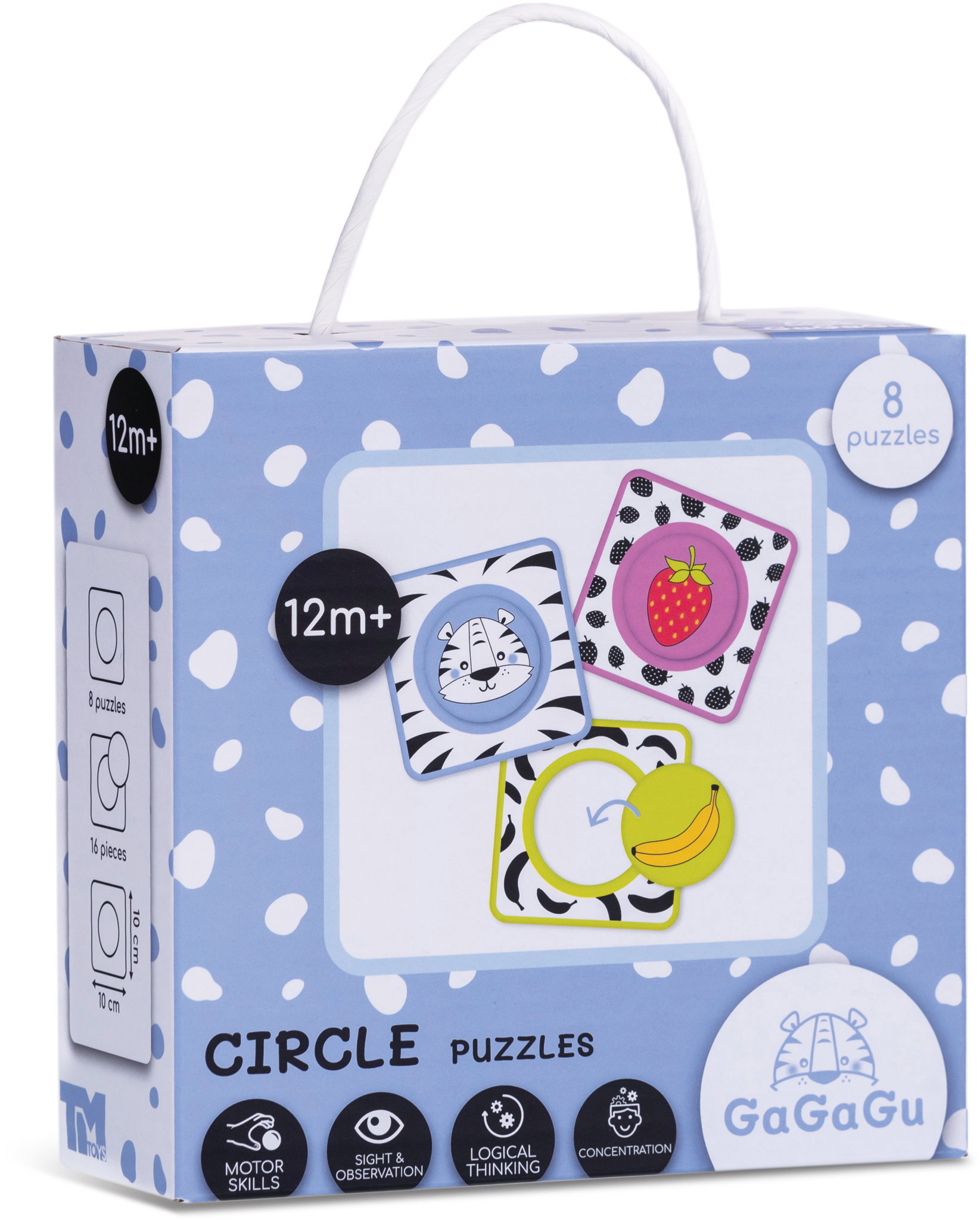 GaGaGu bébi puzzle - körök