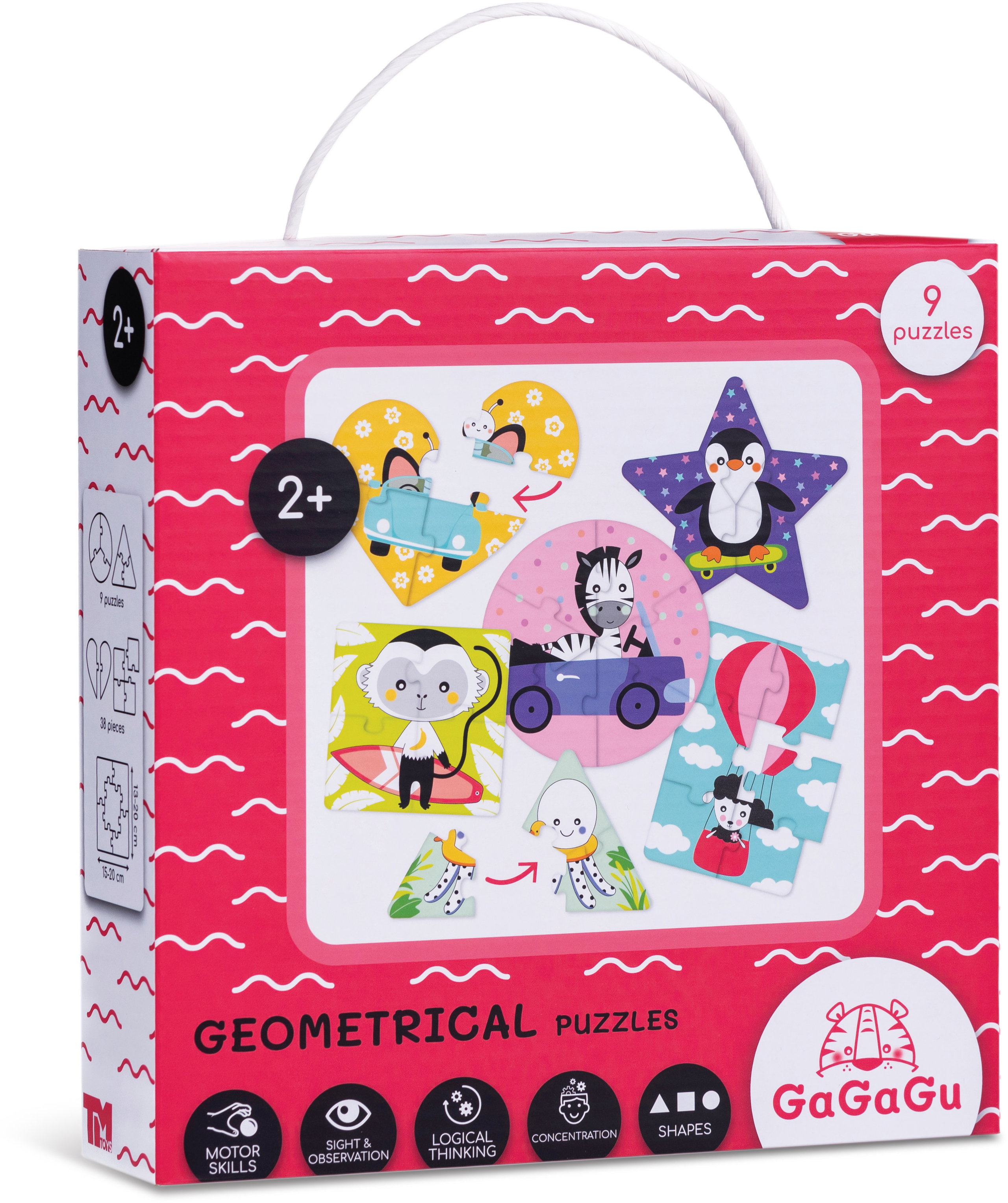 GaGaGu puzzle - alakzatok