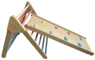 Dvěděti Piklerové trojúhelník s deskou pastelový - Children's Climbing Frame