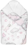 COSING SLEEPLEASE - Medvídek hvězdičky růžová - Swaddle Blanket