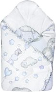 COSING SLEEPLEASE - Medvídek hvězdičky modrá - Swaddle Blanket