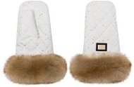 Bjällra of Sweden Rukavice White Gold dust - Pushchair Gloves