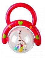 Vulli Žirafa Sophie s ručkou červená - Baby Rattle