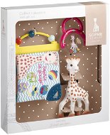Vulli Dárkový set - Žirafa Sophie, knížka a chrastítko - Baby Teether