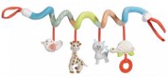 Pushchair Toy Vulli Spirála žirafa Sophie s aktivitami - Hračka na kočárek