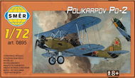 Irány A kétfedelű repülőgép modellje - Polikarpov Po-2 Kerekek - Műanyag modell