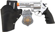 Teddies Policejní pistole klapací 20 cm - Dětská pistole