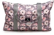 T-tomi Shopper Bag Grey Flowers - Pram Bag