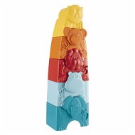 Toronyépítő Chicco kirakó és puzzle Eco+ 2in1 - Állatkák - Skládací věž