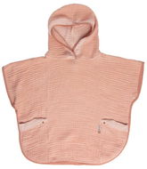 Bébé-Jou poncsó, Pure Cotton Pink - Gyerek fürdőlepedő