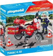 Feuerwehr-Motorrad am Einsatzort - Figuren-Set und Zubehör