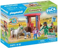 Playmobil 71471 Állatorvos szamarakkal - Figura szett