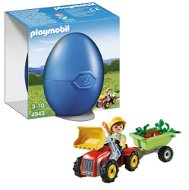 Chlapec s detským traktorom - Figúrky