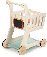 Detský nákupný košík Tender Leaf Dřevěný nákupní vozík Shopping Cart - Dětský nákupní košík