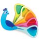 Tender Leaf Optická hračka s barvami Peacock Colours - Educational Toy