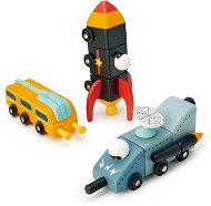 Tender Leaf Dětská konstrukční hračka Space Race - Building Set