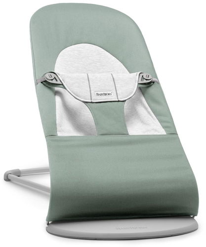 Babybjörn Balance Soft Light Sage/Grey Cotton Jersey, světlá konstrukce - Dětské lehátko - Hlavní obrázek