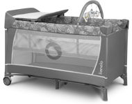 Lionelo Flower Grey Stone - Travel Bed