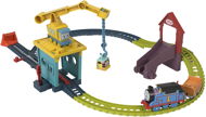 Train Set Fisher-Price Vláčkový set s jeřábem a motorovou mašinkou - Vláčkodráha