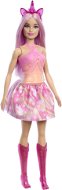 Barbie Pohádková víla jednorožec růžová - Doll
