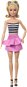 Játékbaba Barbie Modell - Rózsaszín szoknya és csíkos top - Panenka
