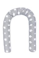 Fillikid Válec do postýlky Jersey Stars Grey 190 cm - Crib Bumper