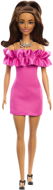 Puppe Barbie Model - Rosa Kleid mit Rüschen - Panenka