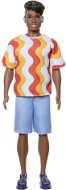Barbie Model Ken - Rot/orangefarbenes T-Shirt - Puppe