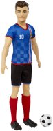 Barbie Fotbalová panenka - Ken v modrém dresu - Doll