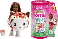 Barbie Cutie Reveal Chelsea - Piros cica panda jelmezben - Játékbaba