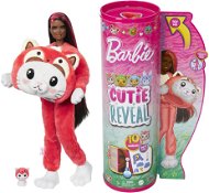 Barbie Cutie Reveal Barbie v kostýme – Mačiatko v červenom kostýme pandy - Bábika