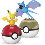 Mega Pokémon Pokéball - Pikachu és Zubat - Építőjáték