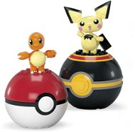 Bausatz Mega Pokémon Pokéball - Charmander und Pichu - Stavebnice