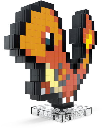 Mega Pokémon Pixel Art - Charmander - Stavebnice - Hlavní obrázek