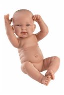Llorens 73802 New Born Holčička - realistická panenka miminko s celovinylovým tělem - 40 cm - Panenka