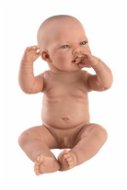 Llorens 84301 New Born Chlapeček - realistická panenka miminko s celovinylovým tělem - 43 cm - Panenka
