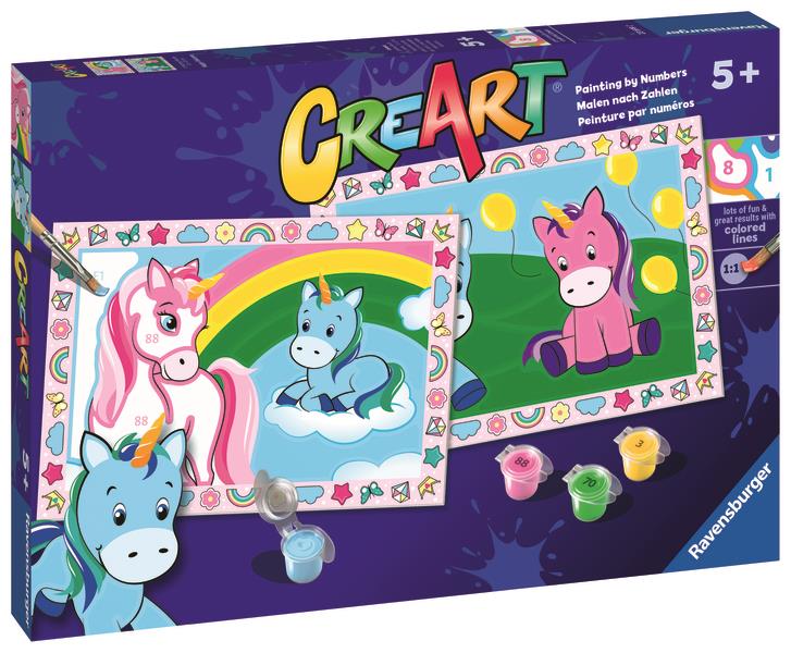 Ravensburger 236992 CreArt Cuki unikornisok