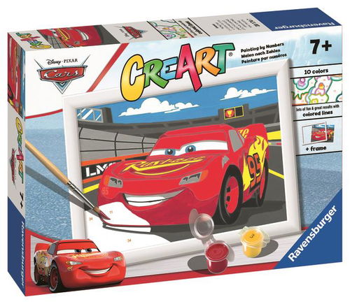 Ravensburger 201747 CreArt Disney: Auta: Blesk McQueen - Malování podle čísel - Hlavní obrázek