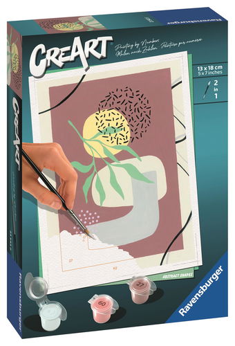 Ravensburger 235438 CreArt Buď šťastný: Abstraktní tvary - Malování podle čísel - Hlavní obrázek