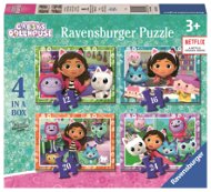 Ravensburger 031436 Gabby's Dollhouse 4 v 1 - Puzzle