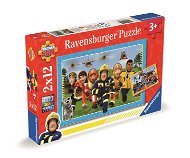 Puzzle Ravensburger 120010319 Požiarnik Sam v akcii 2 × 12 dielikov - Puzzle