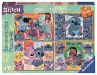 Ravensburger 057313 Disney: Stitch 4x100 dílků - Jigsaw