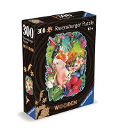 Ravensburger 120007609 Drevené puzzle Farebné papagáje - Puzzle