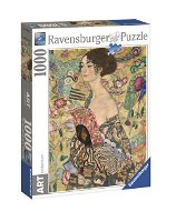 Ravensburger 176342 Gustav Klimt: Dáma s vějířem - Jigsaw