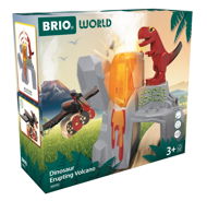 Brio 36092 Dinosauří soptící vulkán - Rail Set Accessory