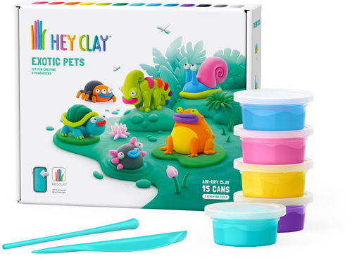 Hey Clay Exotické zvířata - Modelovací hmota - Hlavní obrázek