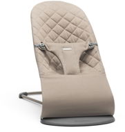 Babybjörn Bliss Sand Grey Woven, tmavě šedá konstrukce - Baby Rocker