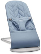 Babybjörn Bliss Woven Blue Petal, světlá konstrukce - Baby Rocker