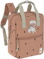 Lässig Mini Square Backpack Happy Prints caramel - Gyerek hátizsák